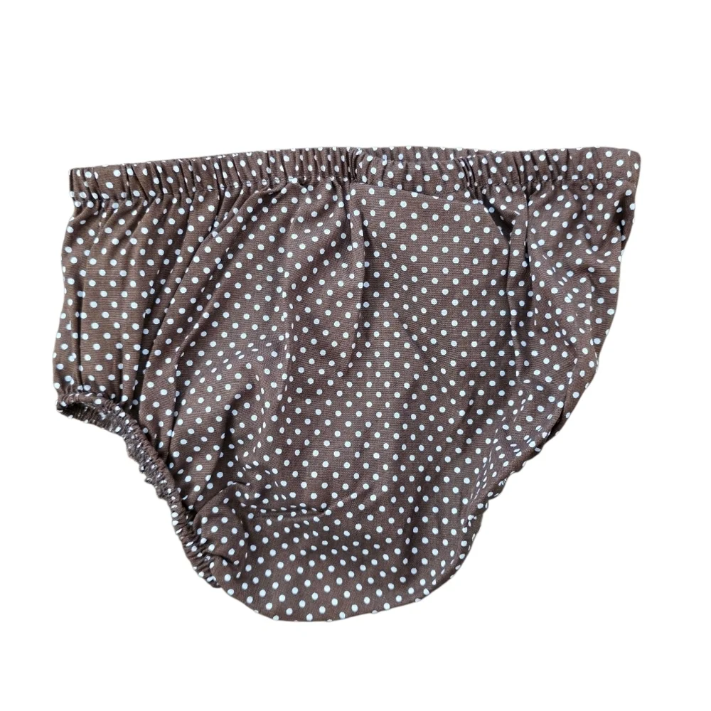 Bonnie Baby Turkey Trapeze 2-Piece Dress Set Brown Polka Dot 6–9M Thanksgiving